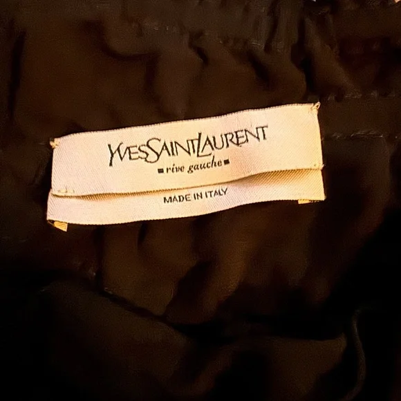 Yves Saint Laurent Black Maxi Skirt - Picture 2 of 3